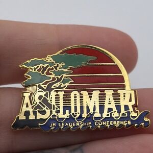 Asilomar Junior Leadership Conference Savannah Safari Sunset Waves Lapel Hat Pin